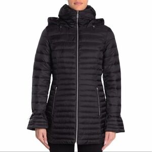 Laundry Shelli Segal bell-sleeve puffer coat